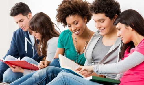 Friends Studying Together